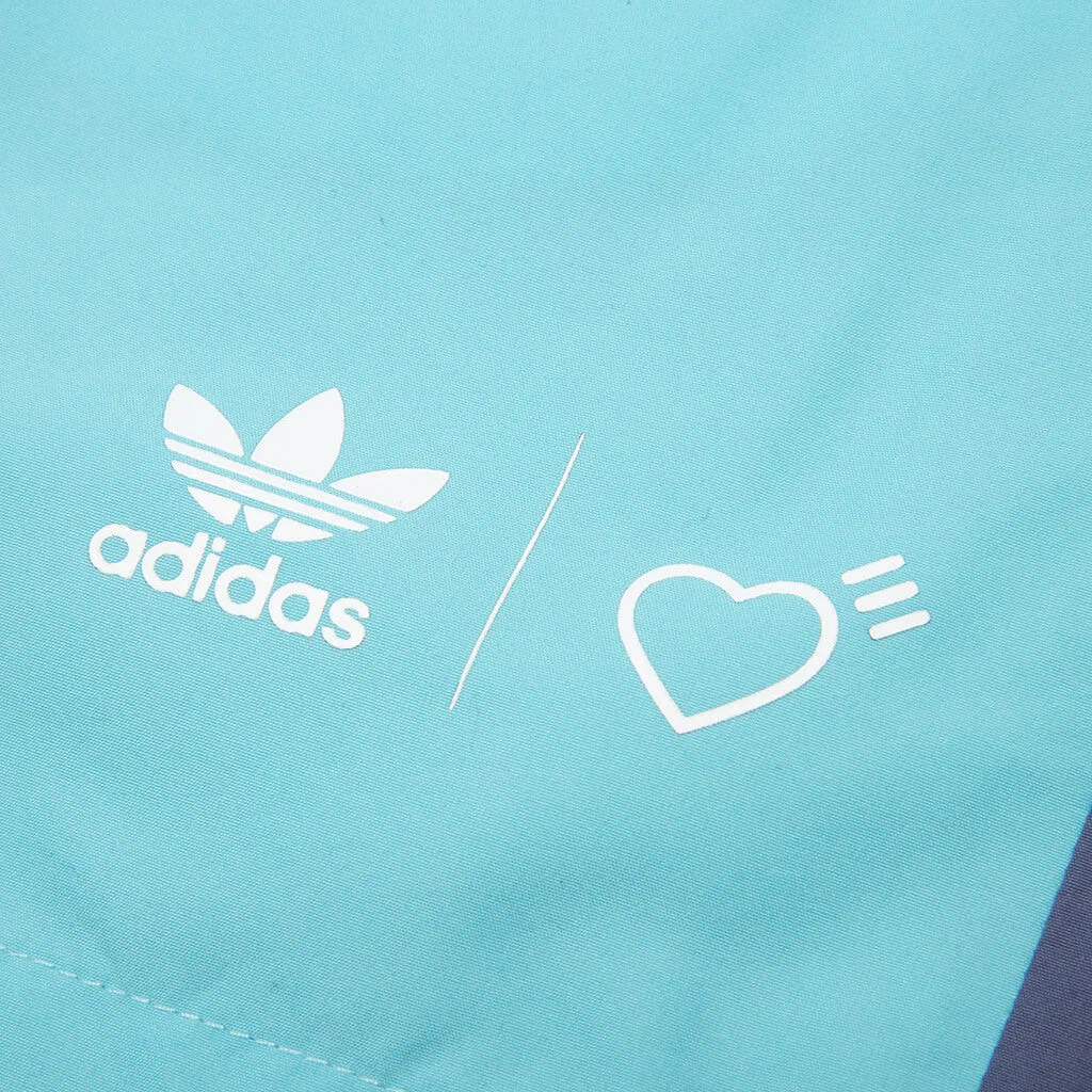 Adidas Originals x Wind Shorts - Light Aqua