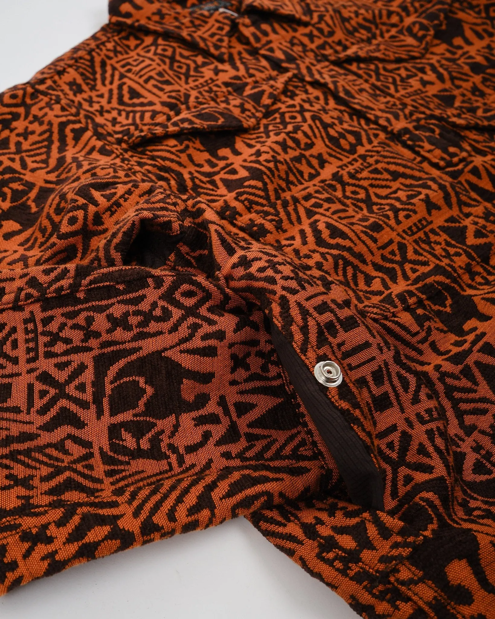 Adventure Shirt Ⅲ African Batik Jacquard Orange