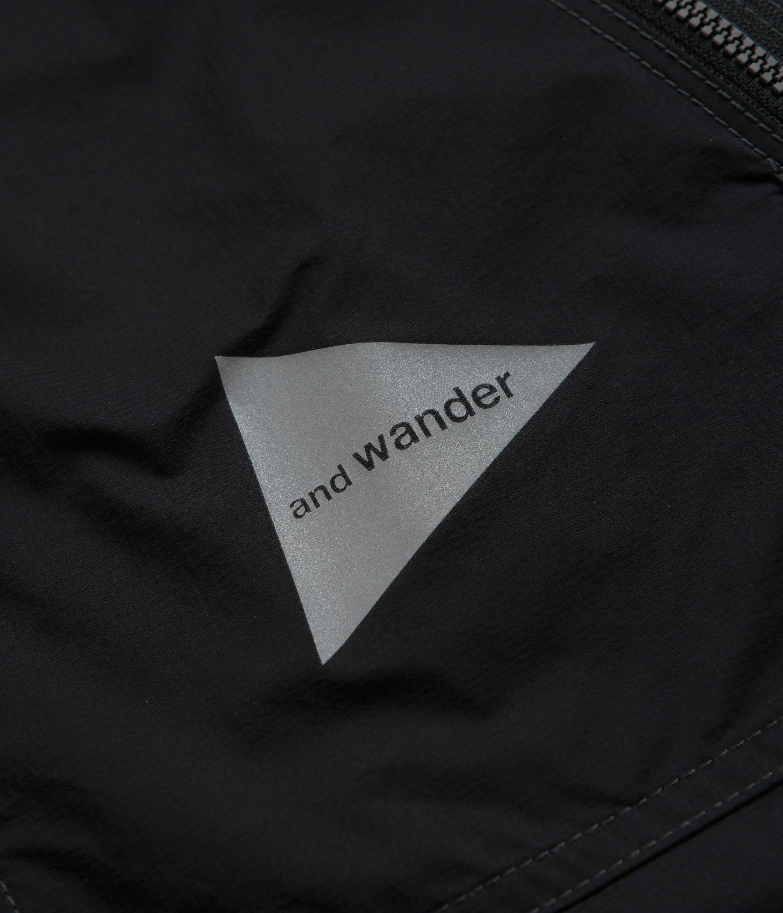 and wander Pertex Wind Jacket - Black