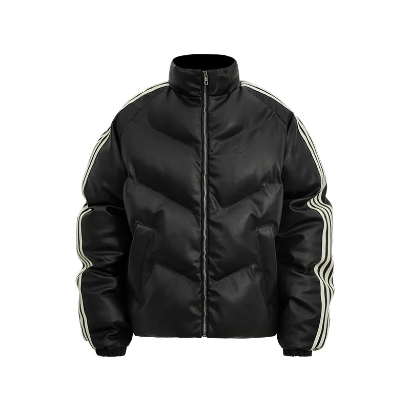 ANTIDOTE Stripes Leather Jacket