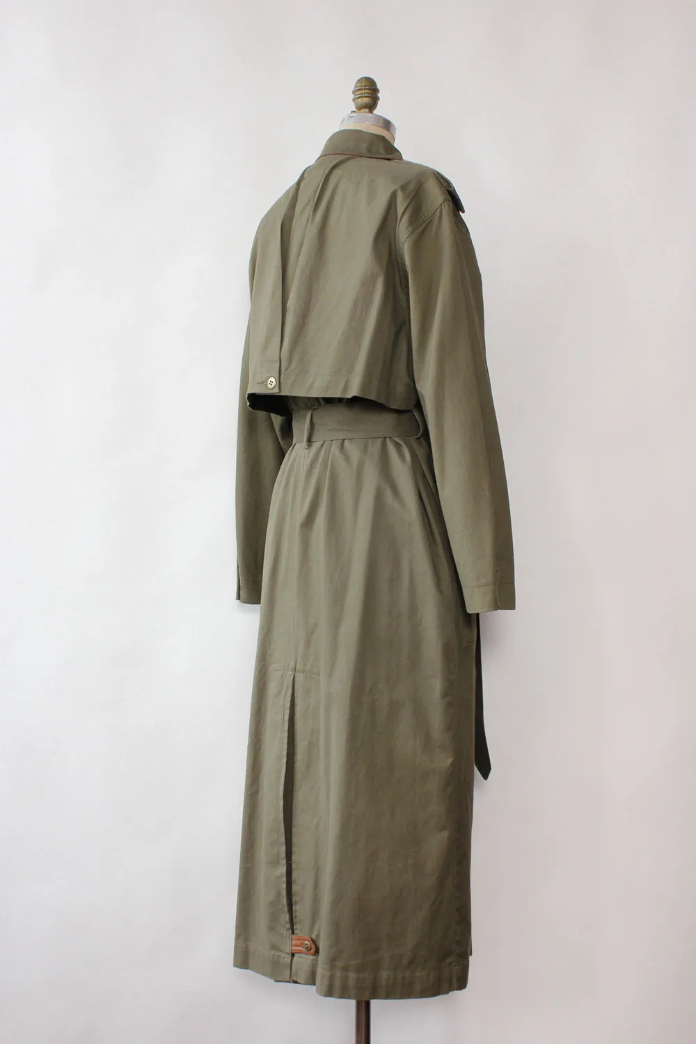 Army Green Maxi Trench M/L