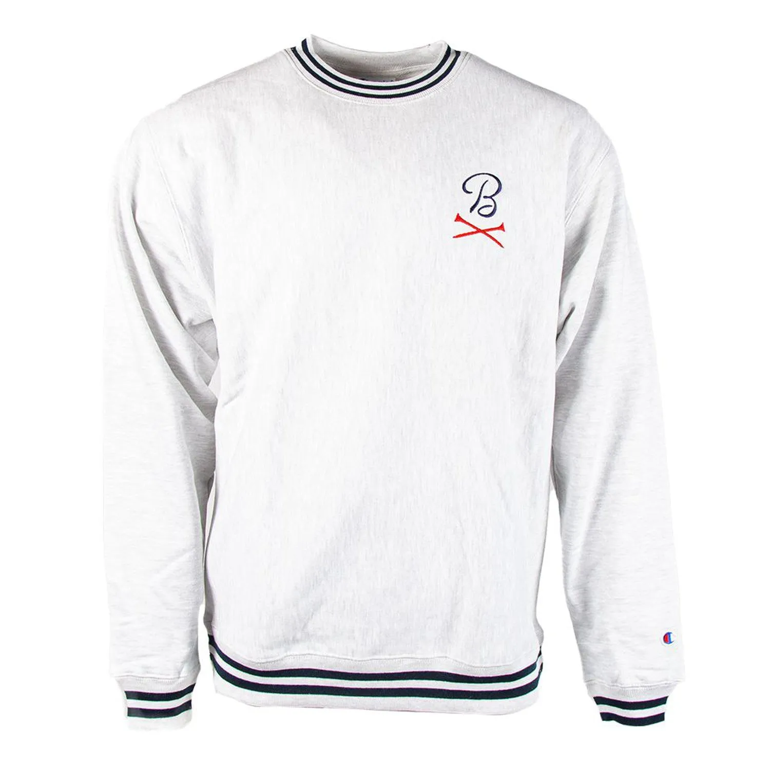 Barstool Golf Crossed Tees Ribbed Champion Crewneck