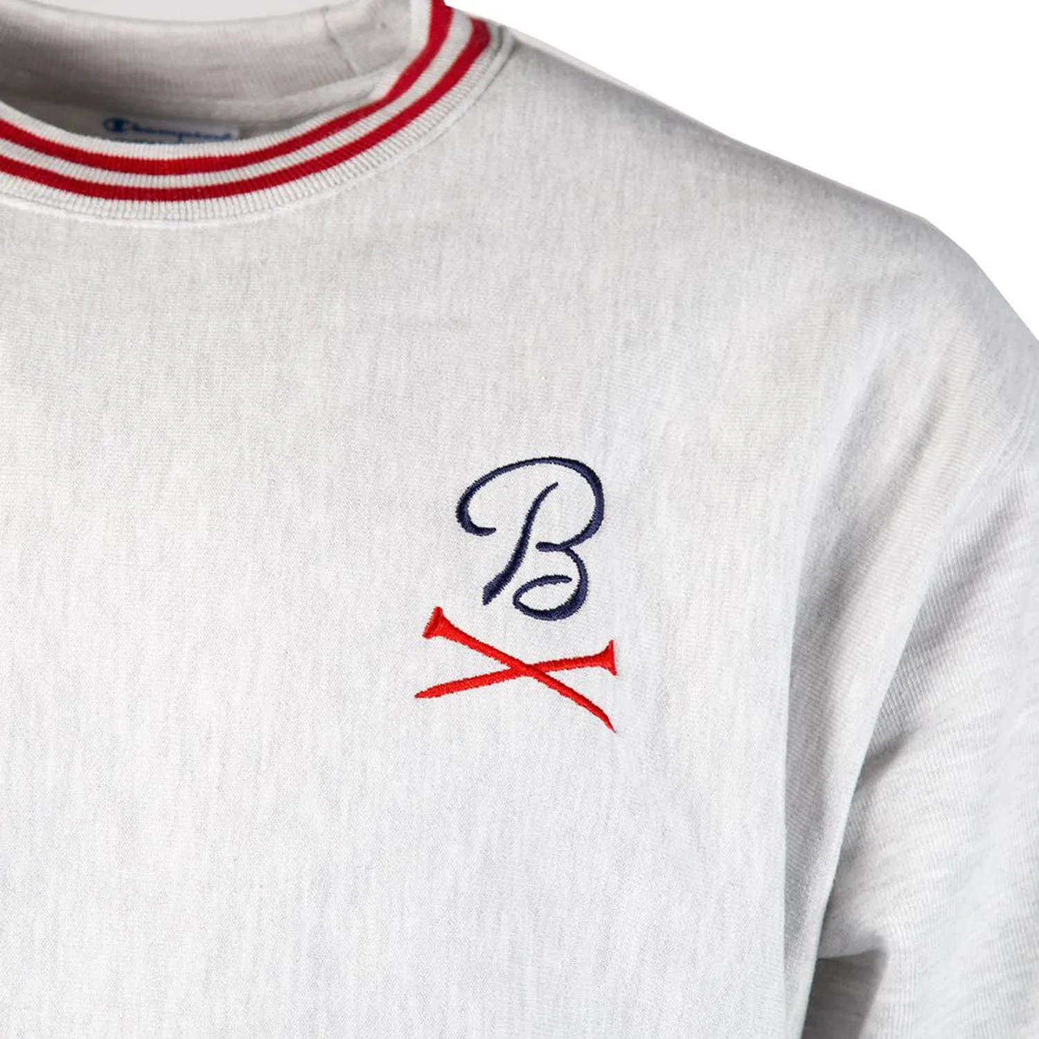 Barstool Golf Crossed Tees Ribbed Champion Crewneck