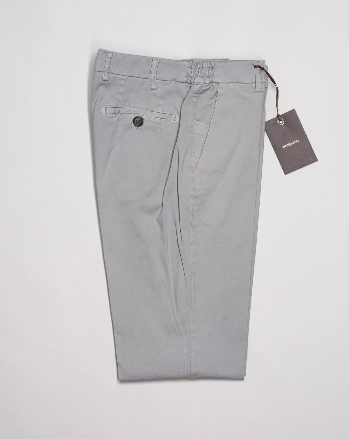 Berwich Morello Elax Garment Dyed Trousers / Conza