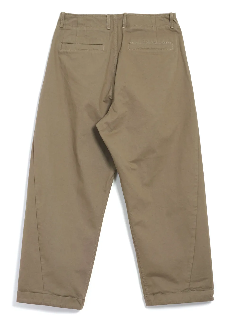 BOBBY | Wide Pleated Everyday Trousers | Beige