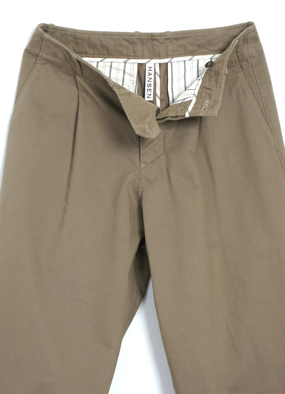 BOBBY | Wide Pleated Everyday Trousers | Beige