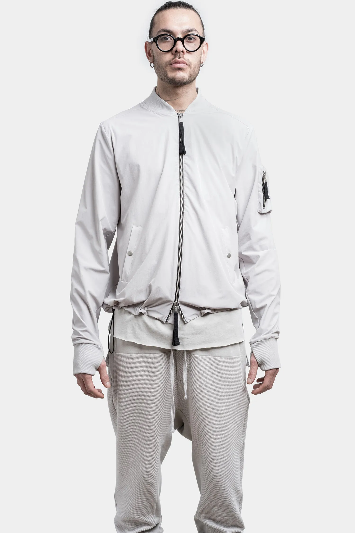 Bomber jacket, Silver