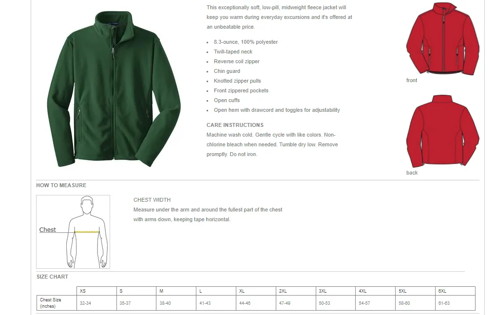 BU Admissions Fleece Jacket