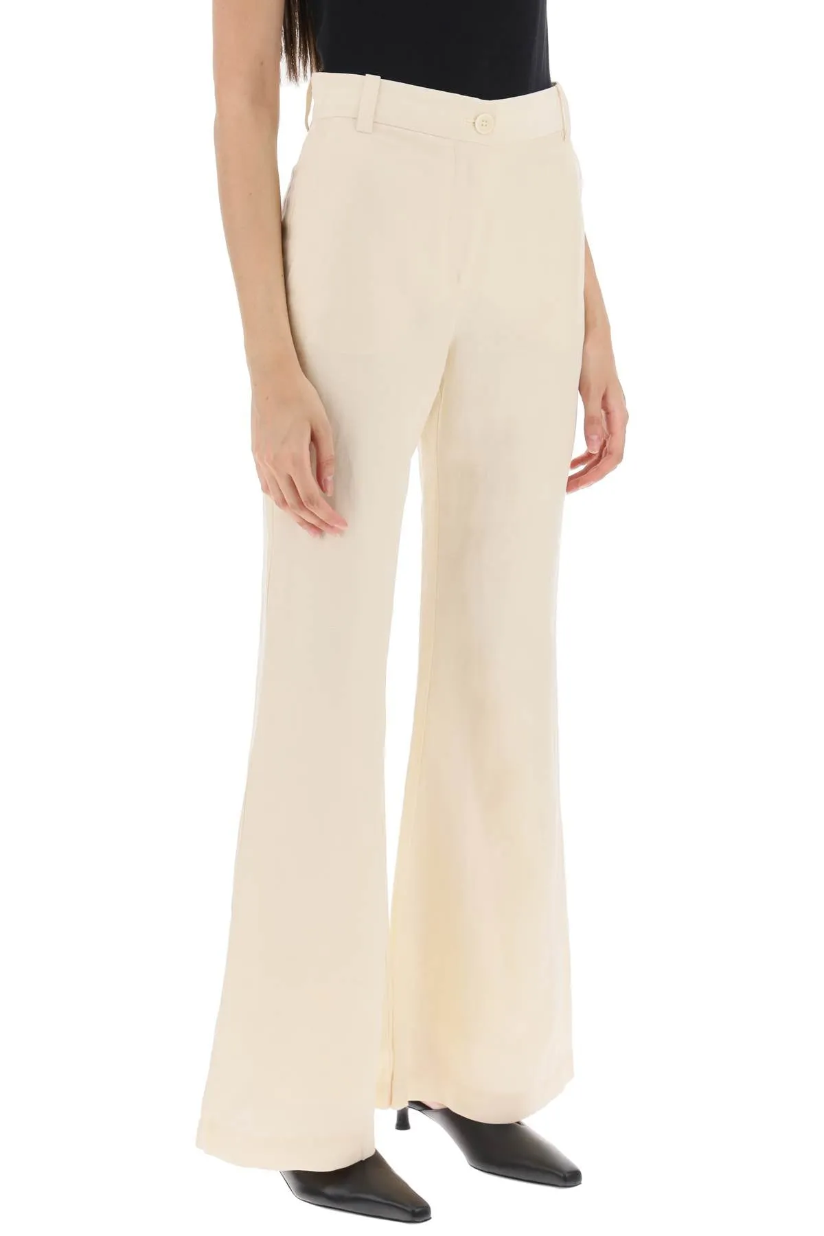 By malene birger carass linen blend pants