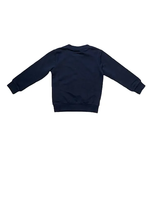 Champion Boy's Crewneck Sweatshirt Legacy American Classics-Ultra Light Powerblend Logo Small 306291 BS501 NNY blue