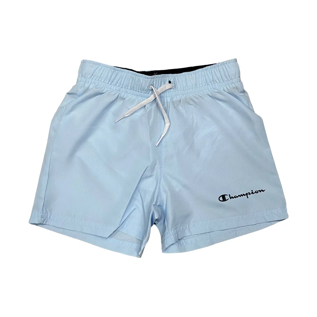 Champion boy's suit with short sleeve t-shirt and boxer shorts 306793 WW001 white-light blue