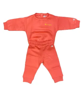 Champion crew neck infant tracksuit 404505 PS171 TRSE/TRSE coral