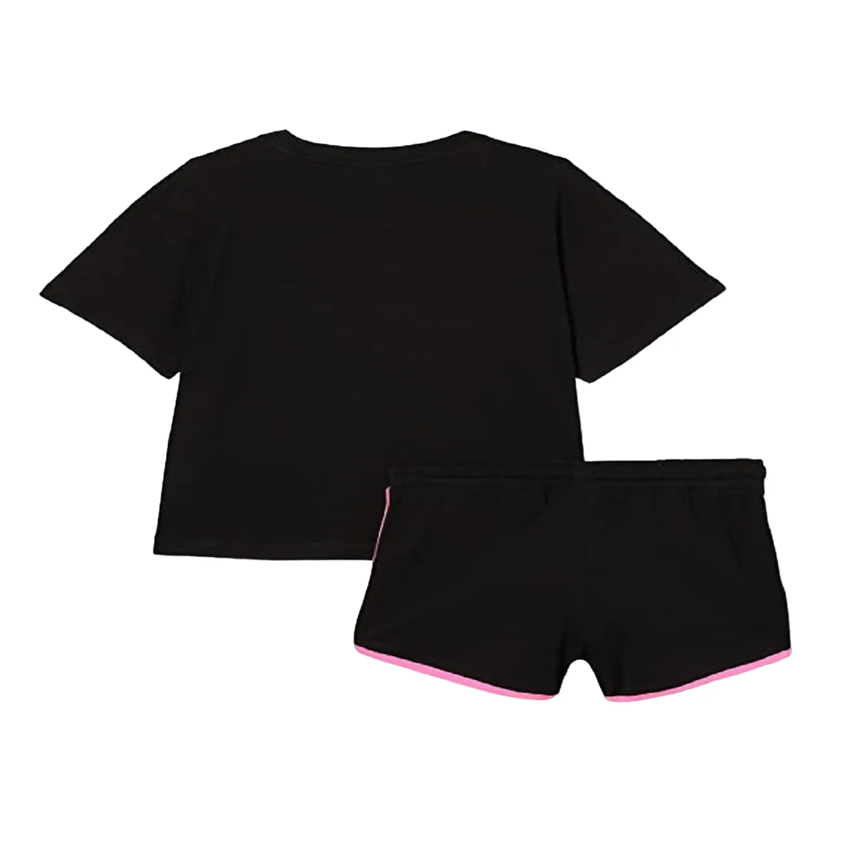 Champion Legacy Fun Club Thirt and Short girls' set 404678 KK001 NBK black