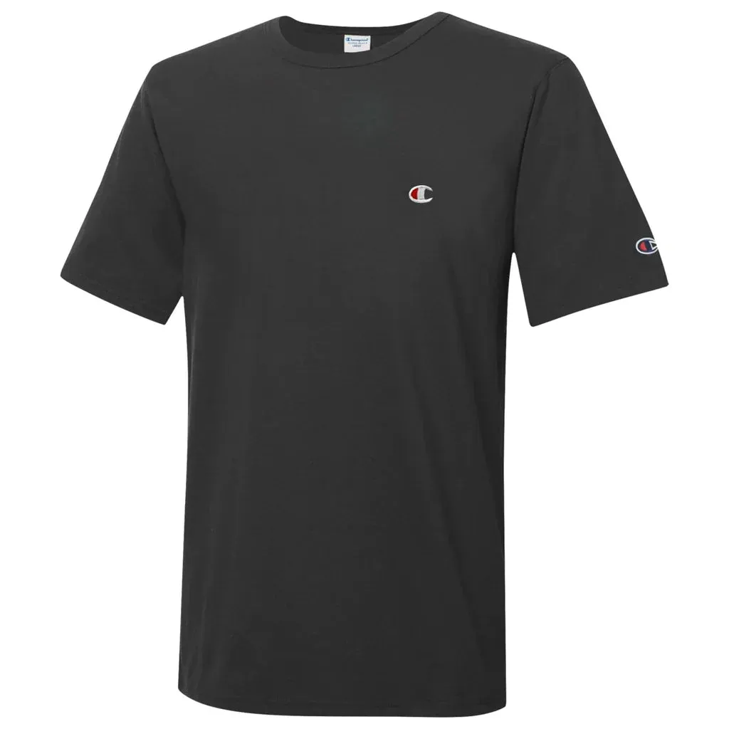 Champion Logo Crewneck Life Short Sleeve T-shirt - Black