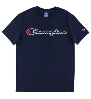 Champion Logo T-Shirt - Navy Blue