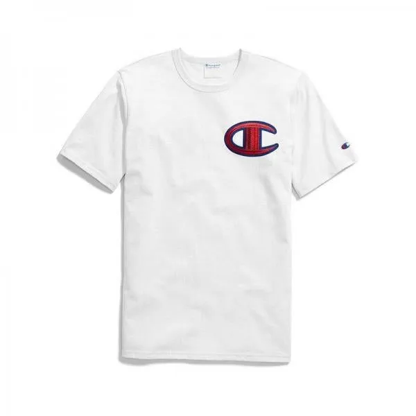 CHAMPION - Men - Floss Stitch C Tee - White