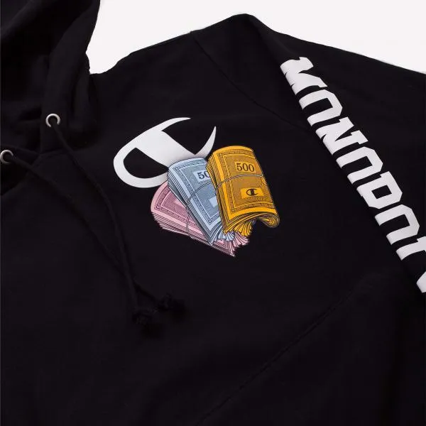 CHAMPION - Men - Monopoly RW Pullover Hoodie - Black