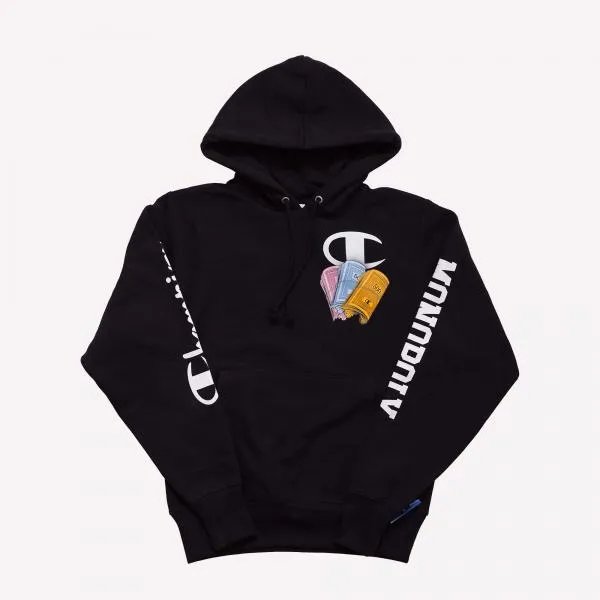 CHAMPION - Men - Monopoly RW Pullover Hoodie - Black