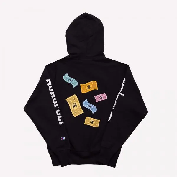 CHAMPION - Men - Monopoly RW Pullover Hoodie - Black