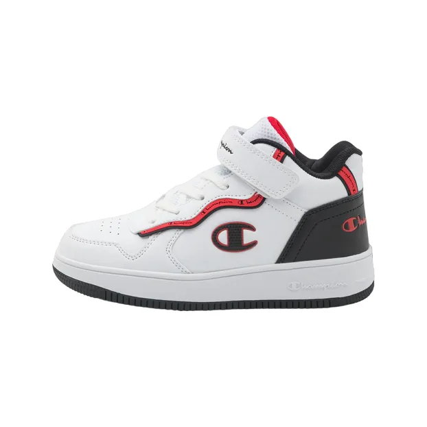 Champion Rebound Alter Mid children's high sneaker shoe S32724 WW012 white-black-red