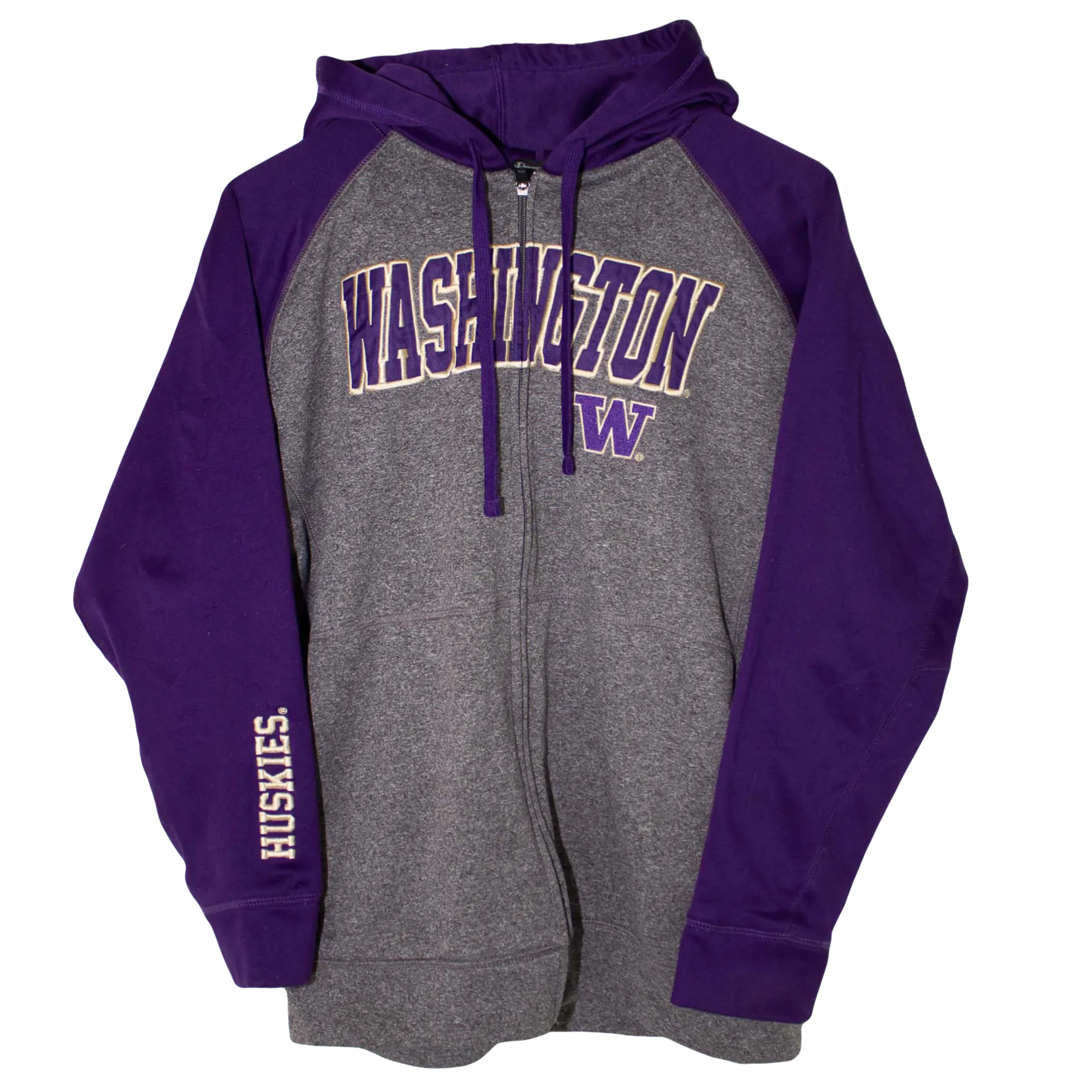 Champion Vintage Embroidered Washington Huskies Trackjacket (M)