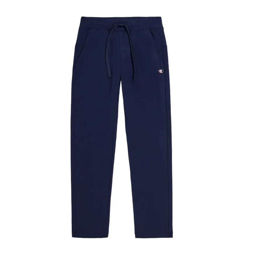 Champion women's sports trousers in light stretch fleece cotton Legacy 116609 BS501 blue