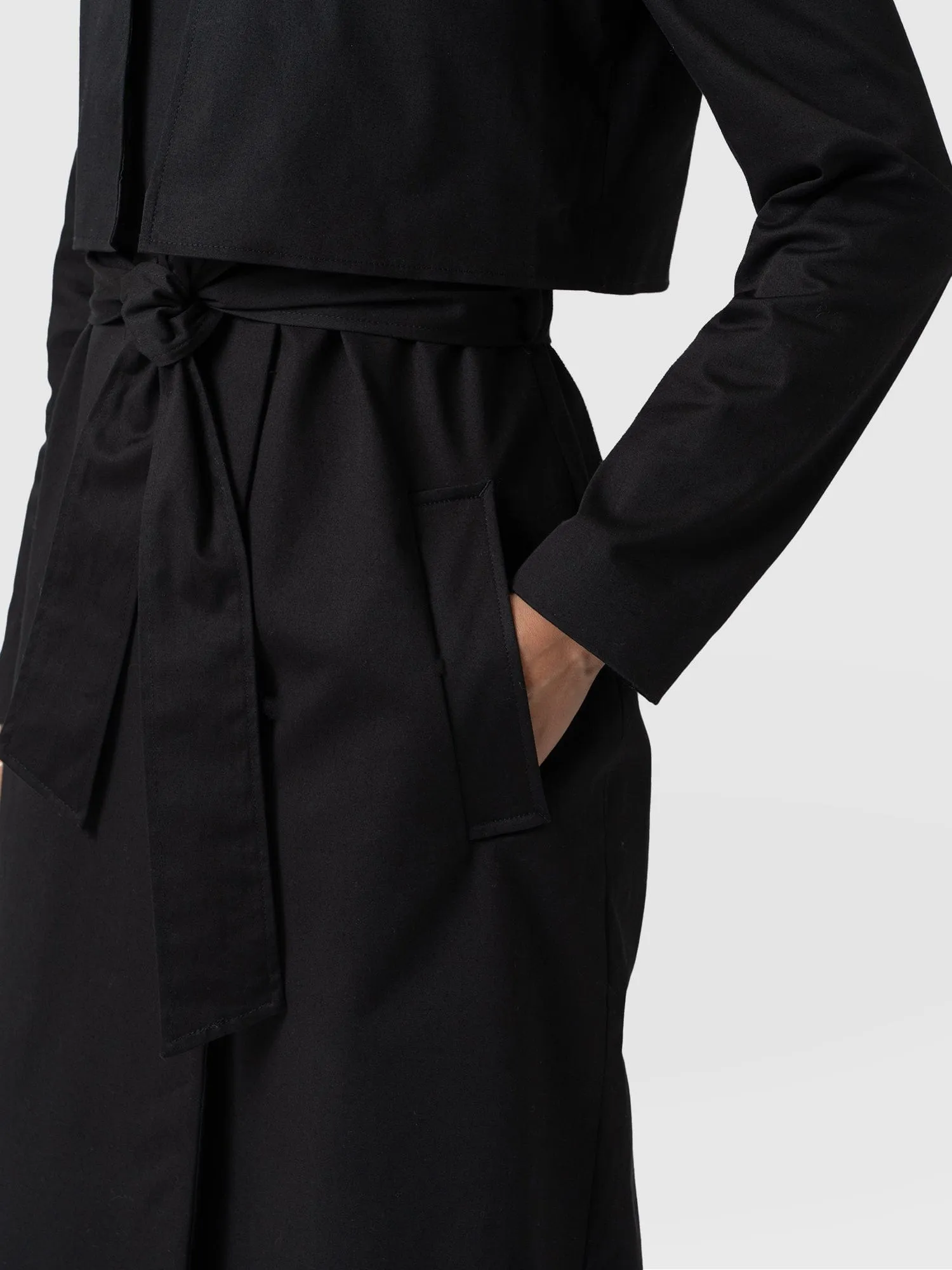 Classic Trench Coat - Black