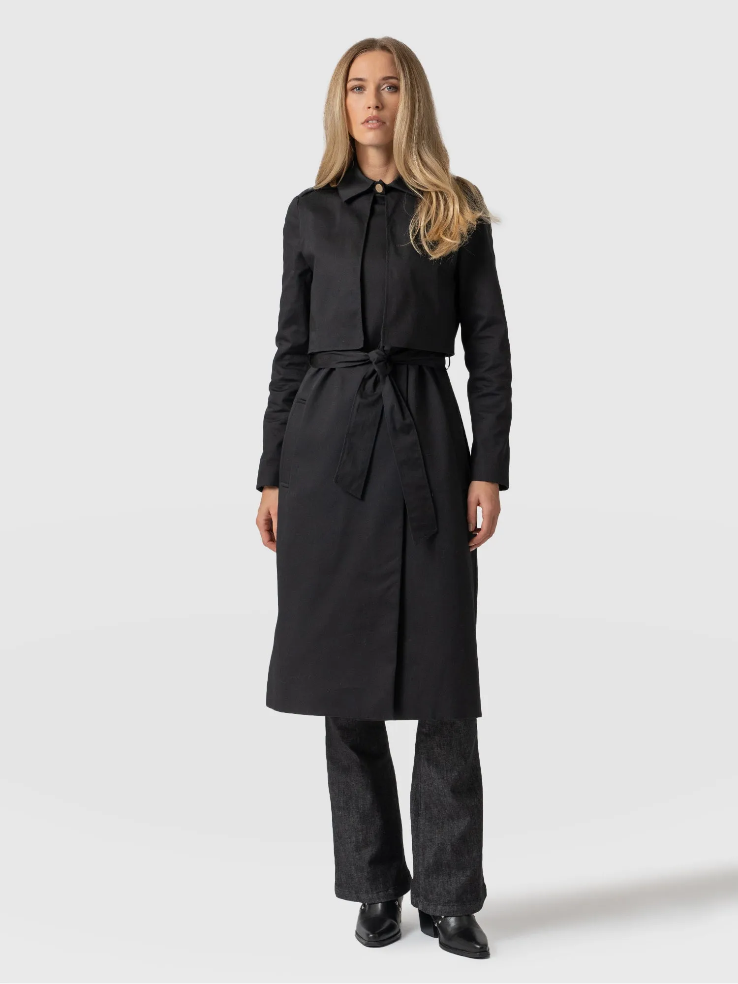 Classic Trench Coat - Black