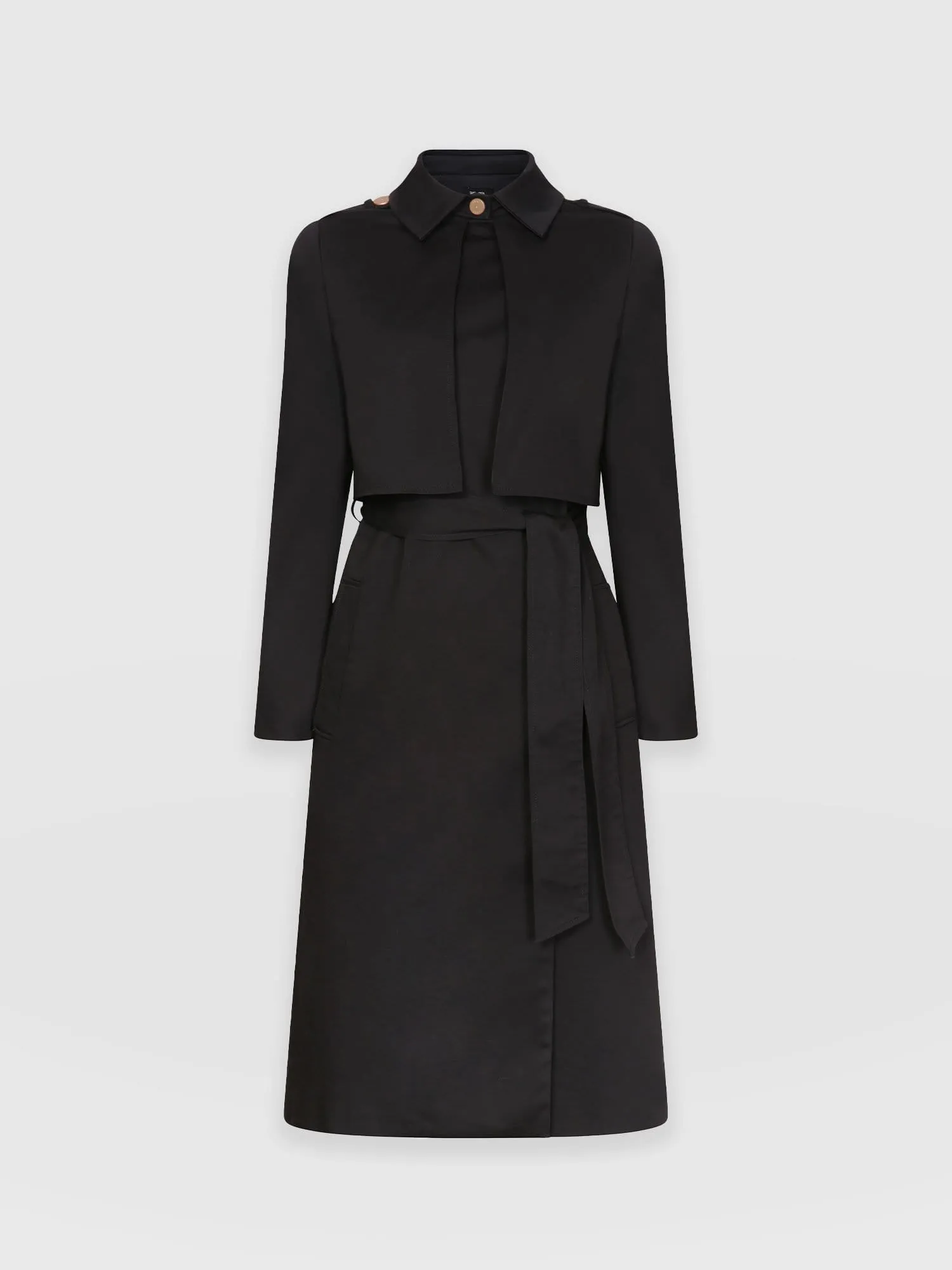 Classic Trench Coat - Black