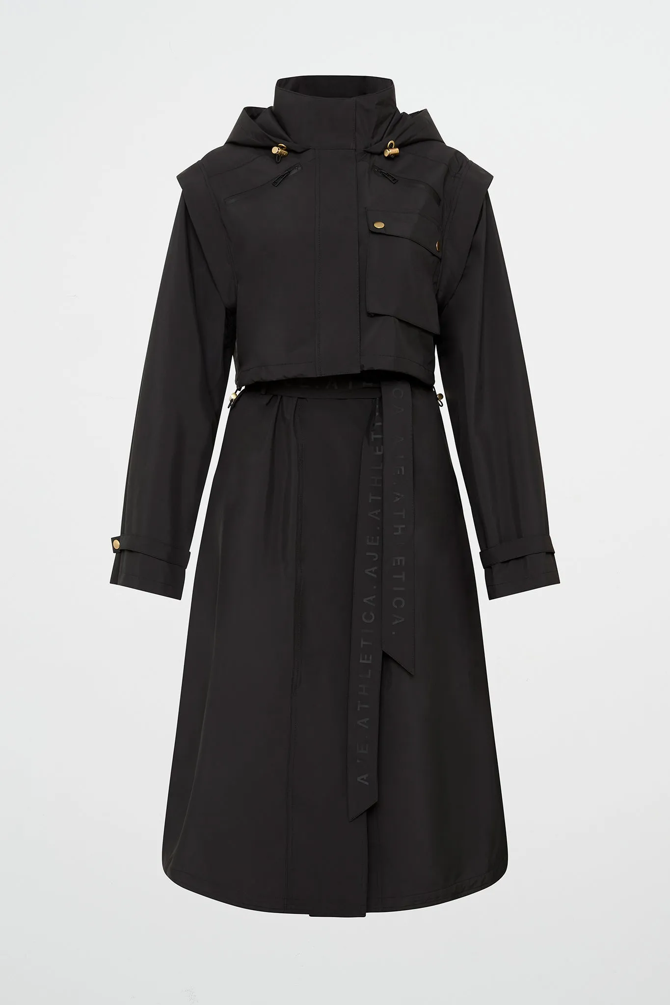 Convertible Belted Trench 703