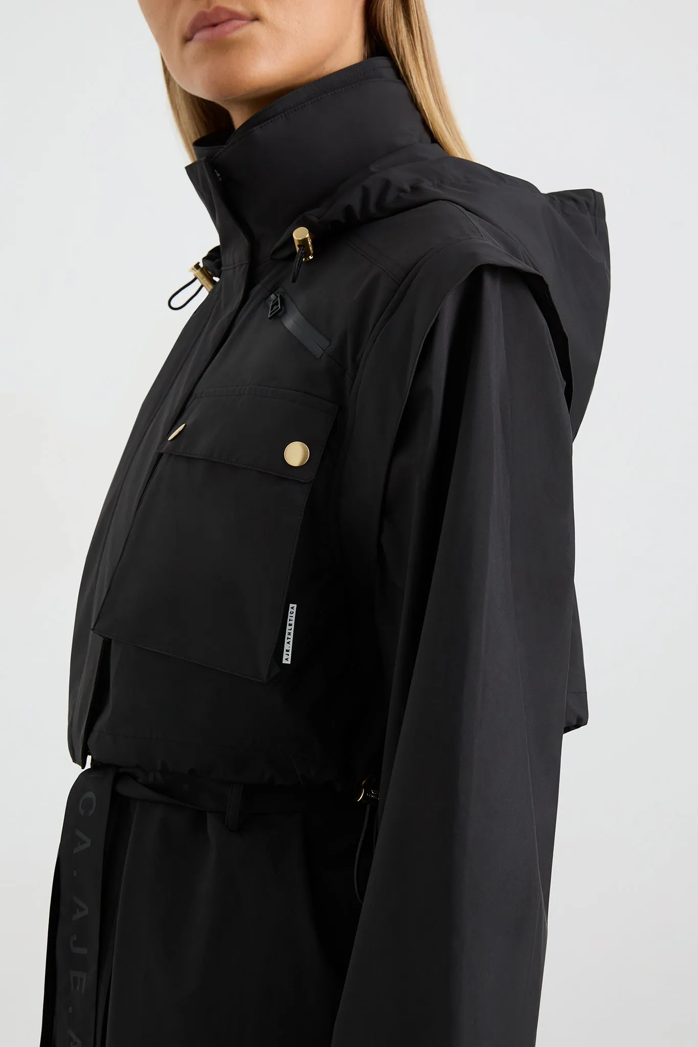 Convertible Belted Trench 703