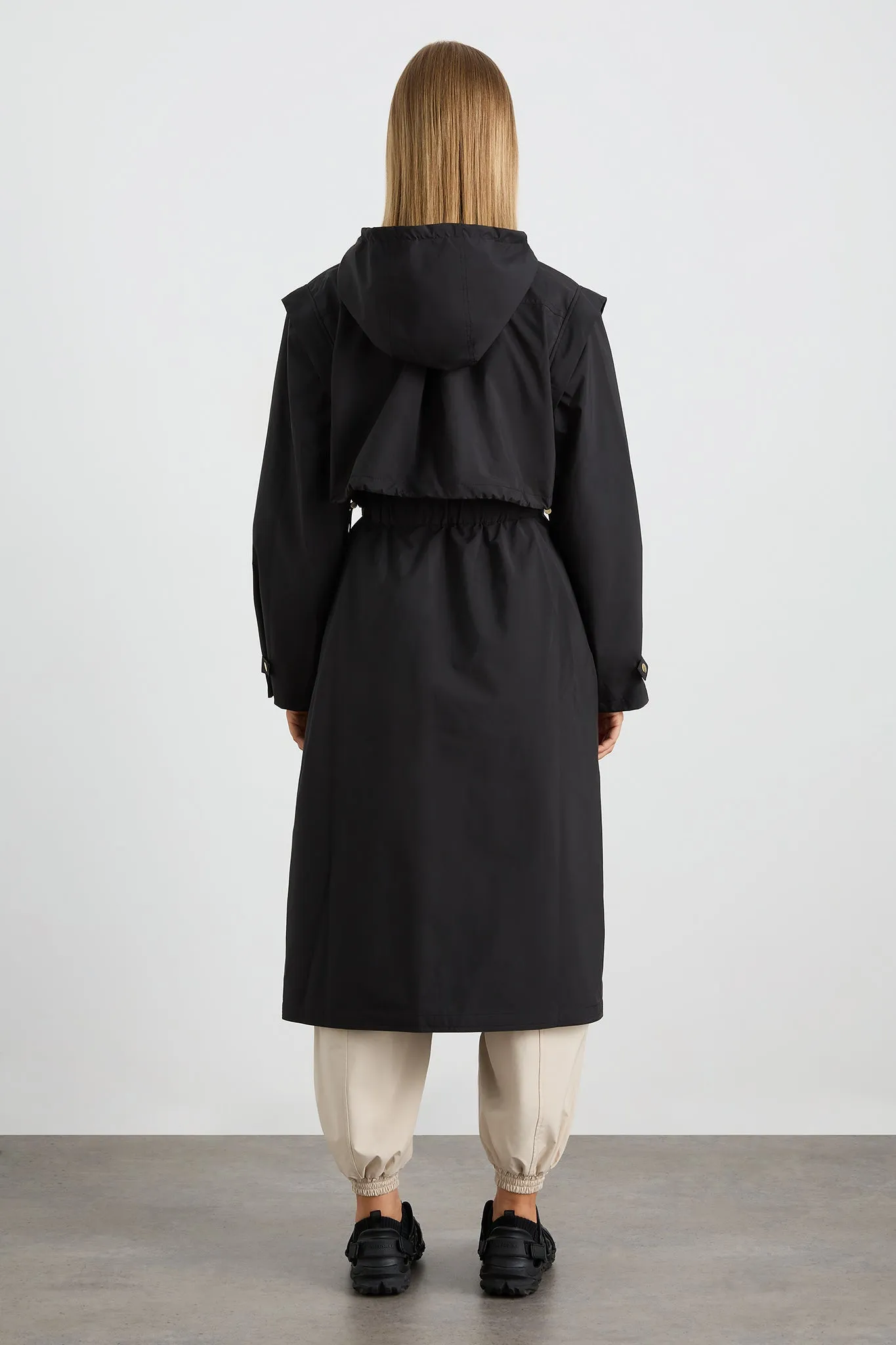 Convertible Belted Trench 703