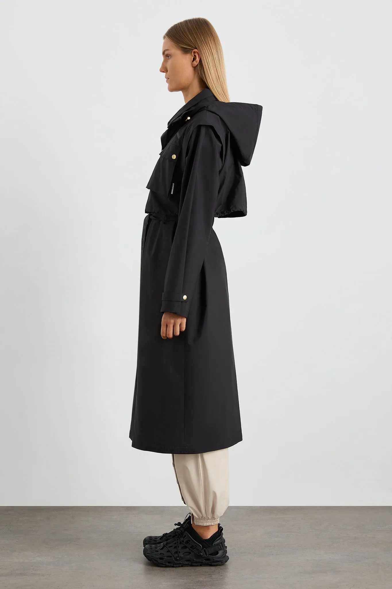 Convertible Belted Trench 703