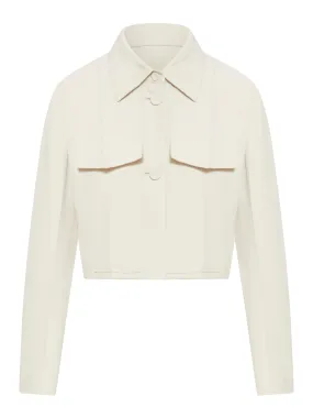 Cream gabardine jacket