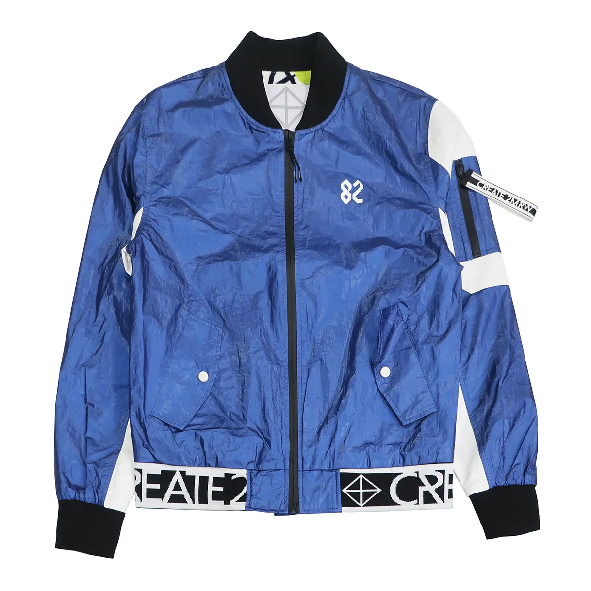 CREATE 2MRW MEN'S ROYAL BLUE BOMBER JACKET CS9627