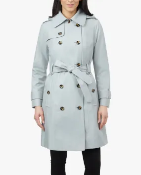 Certainly! Heres an optimized title for your product:

Chic Double-Breasted Hooded Trench Coat with Adjustable Waist Belt for Women

This title incorporates modifiers like Chic and Adjustable to emphasize style and functionality, respectively, and adds for Women to specify the target audience.