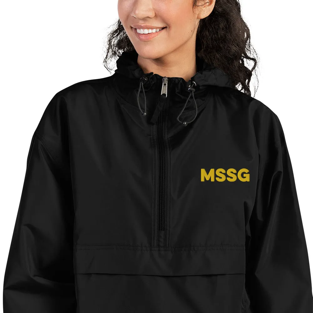 Embroidered Unisex Champion Packable Jacket - MSSG