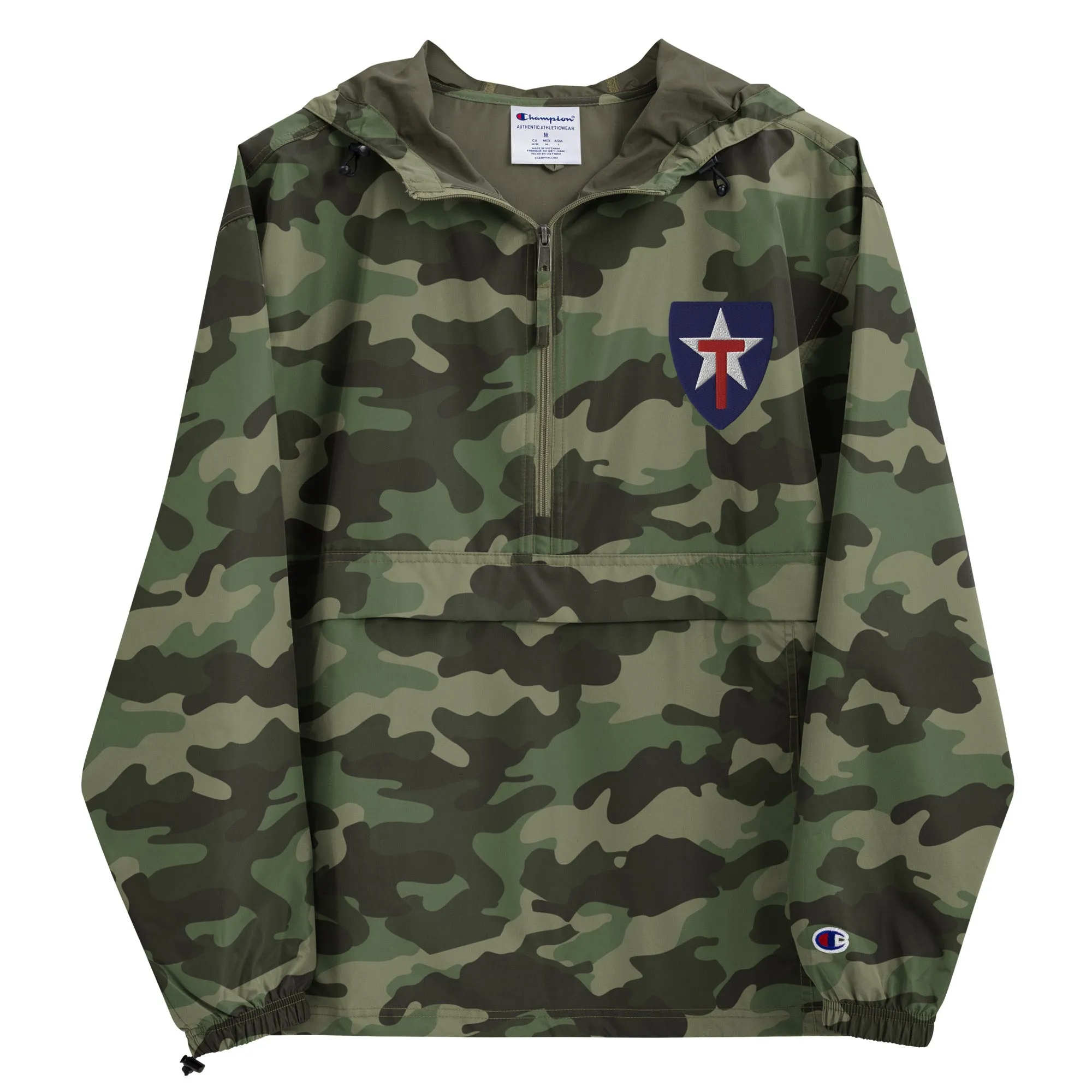 Embroidered Unisex Champion Packable Jacket - Texas State Guard