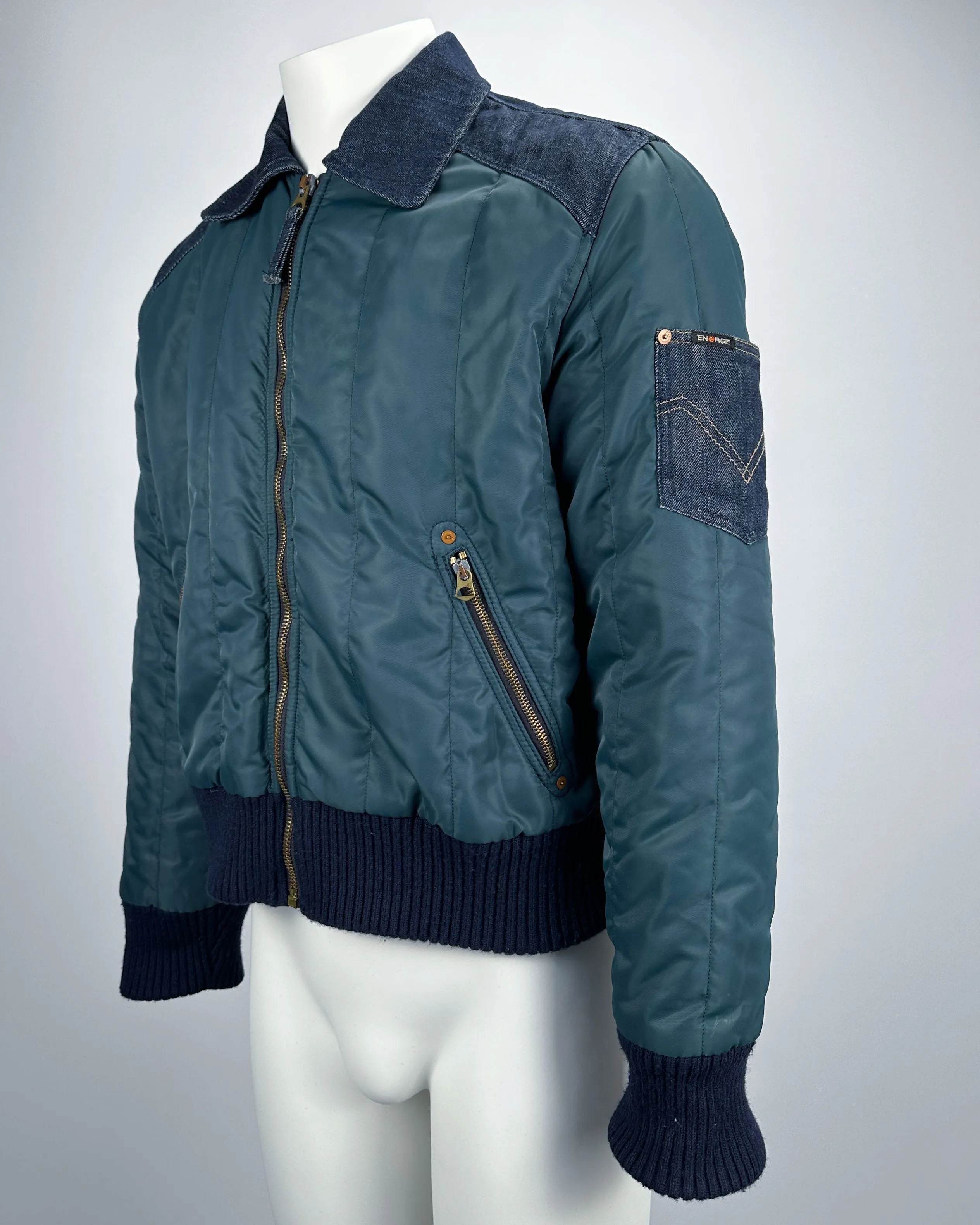 Energie 3-Textures Bomber Jacket 2000's