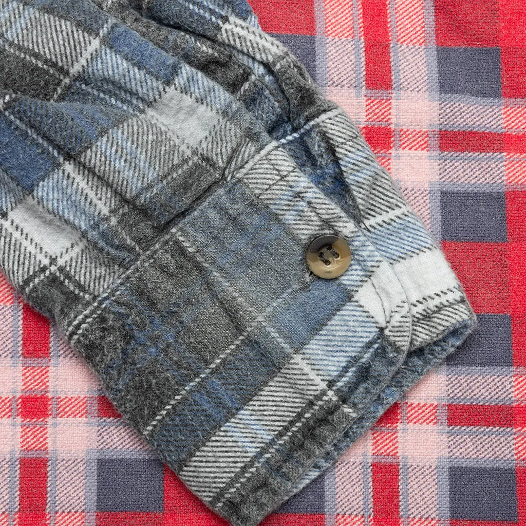 Flannel Shirt 7 Cuts Reflection Shirt - Assorted