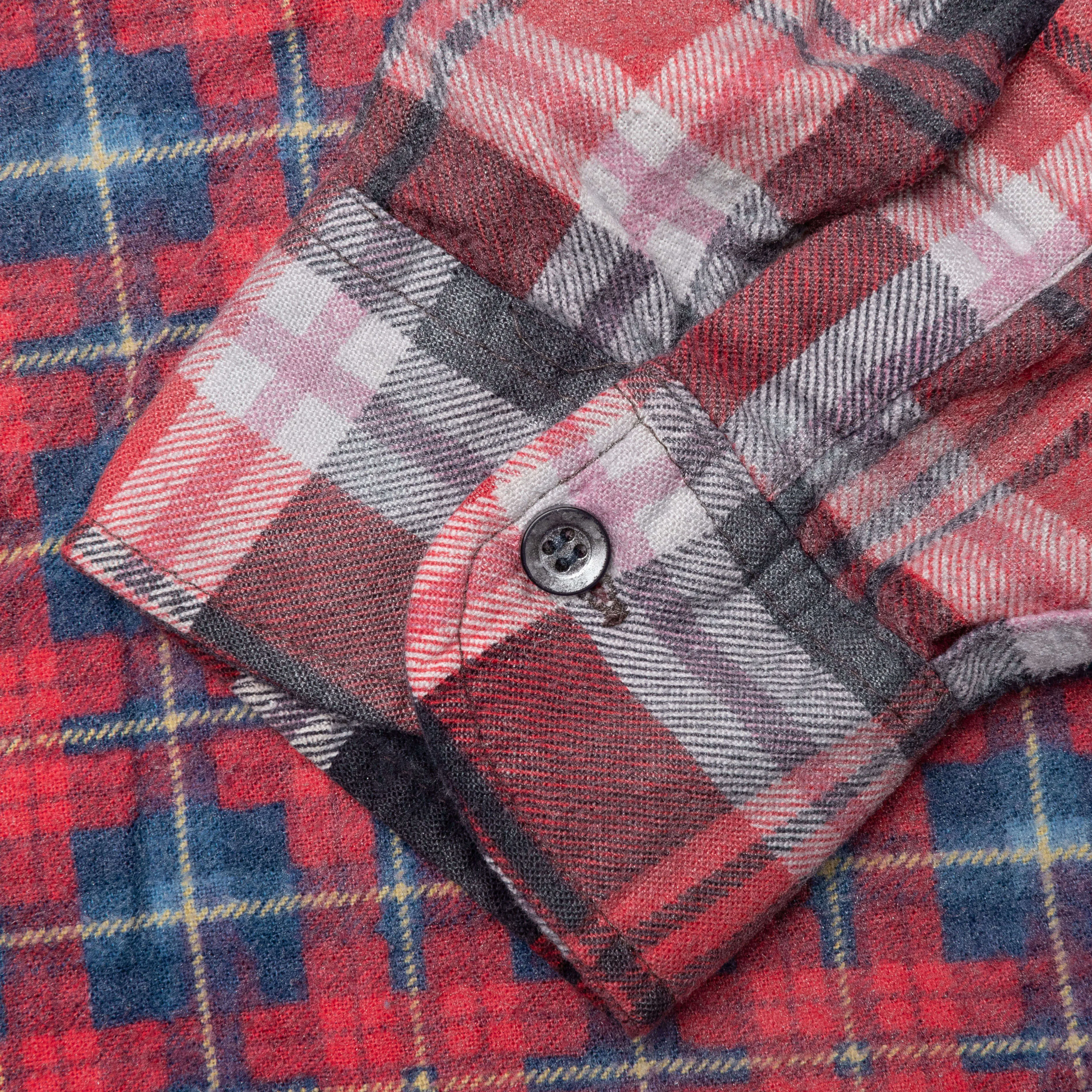 Flannel Shirt 7 Cuts Reflection Shirt - Assorted