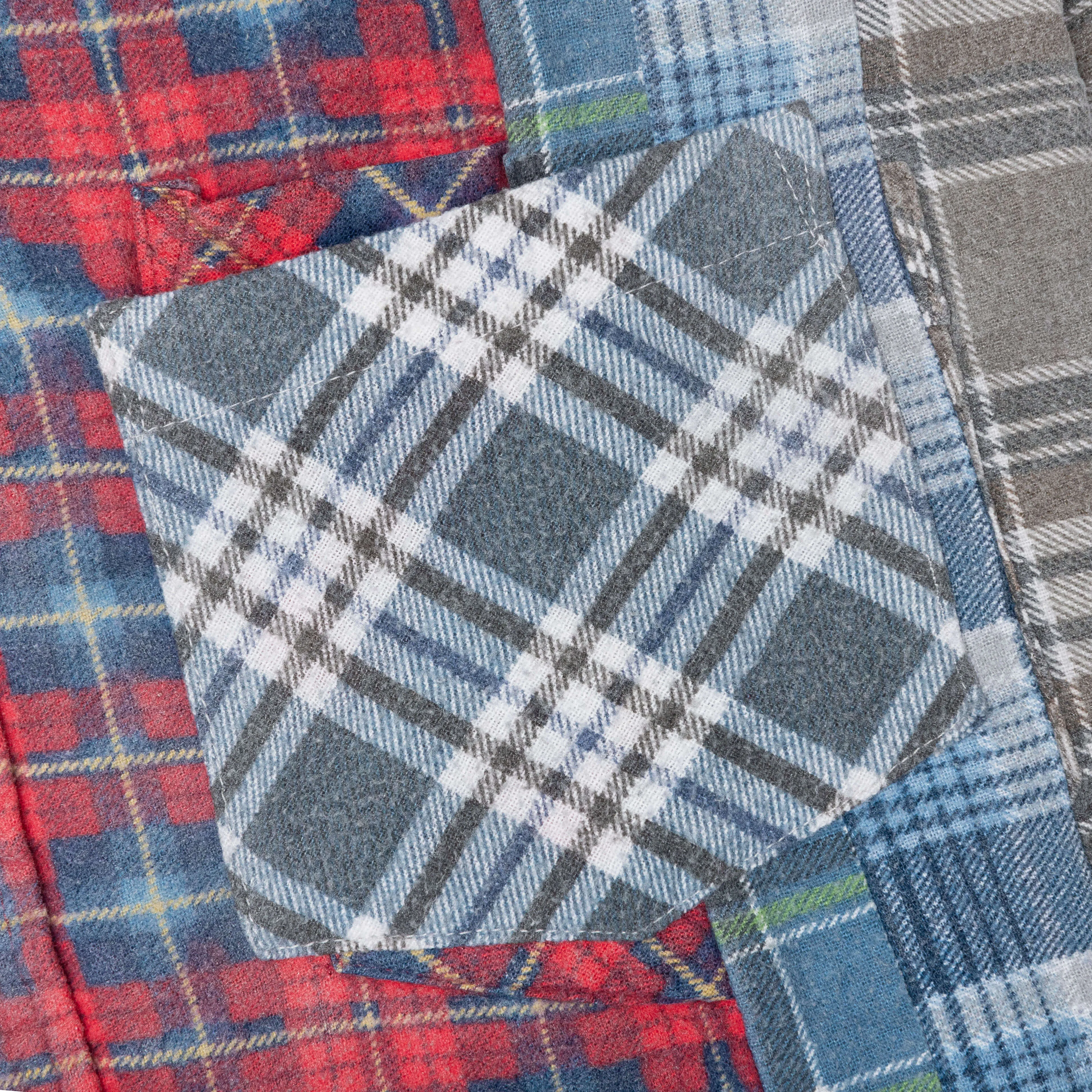 Flannel Shirt 7 Cuts Reflection Shirt - Assorted