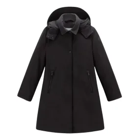 Giubbino Donna Woolrich Trench Firth Nero