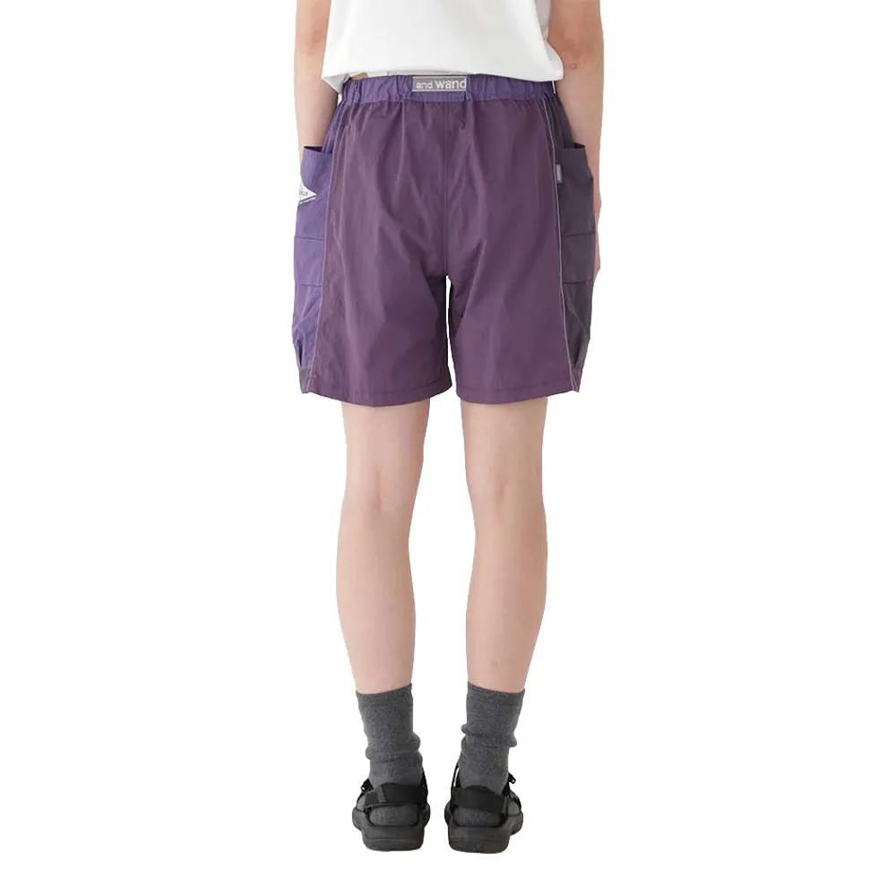 GRAMICCI GRAMICCI x ANDWANDER PATCHWORK WIND SHORT-PURPLE