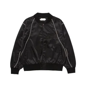 Honor The Gift Satin Bomber Jacket 'Black'