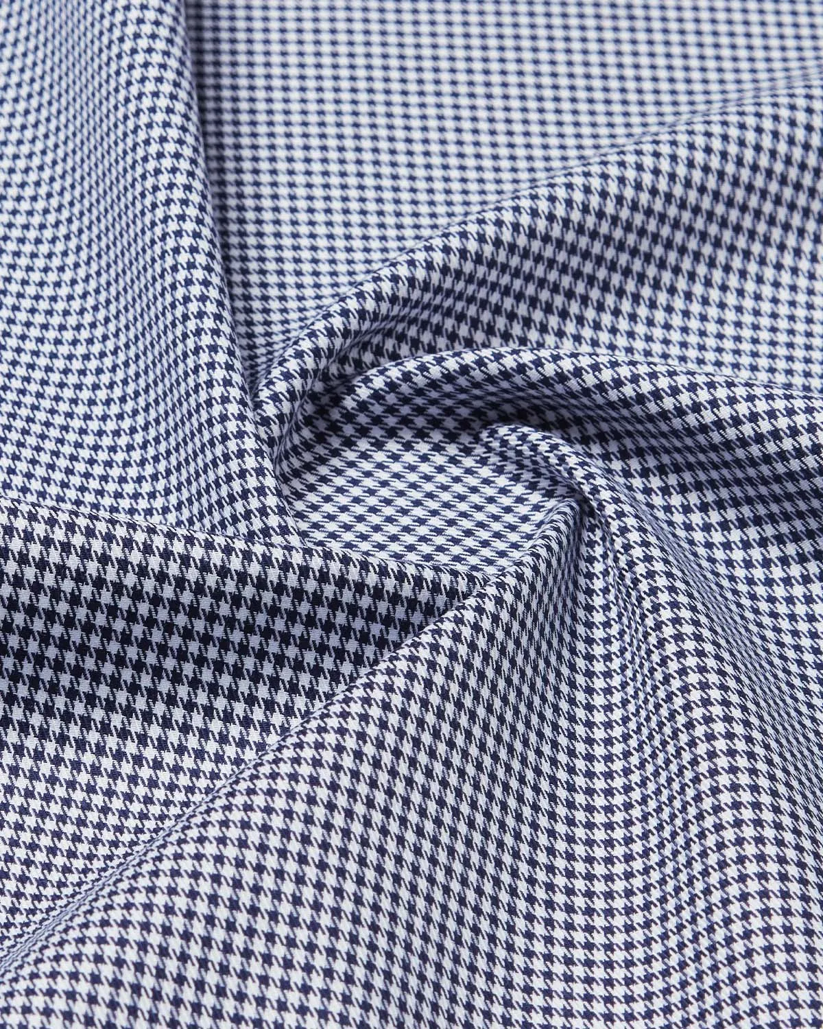 Houndstooth Shirt - Navy