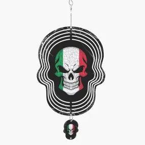 Italian Skull - Wind Spinner