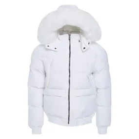 Jordan Craig Cross Bay Bomber Jacket (White) 91615