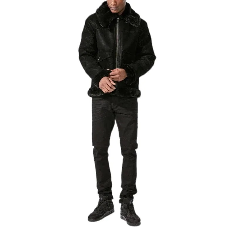 Jordan Craig Vienna Bomber Jacket (Black) 91405