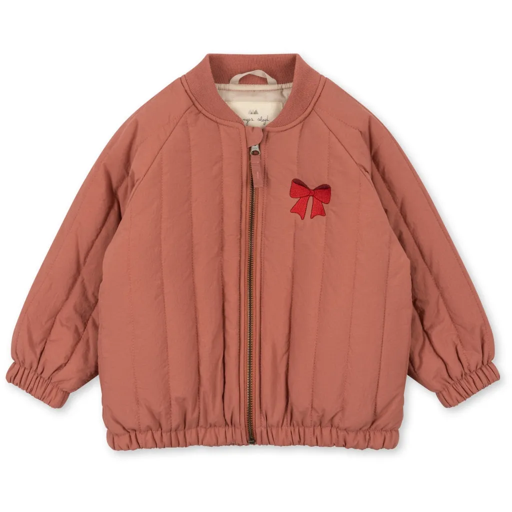 JUNO BOMBER JACKET - Canyon Rose